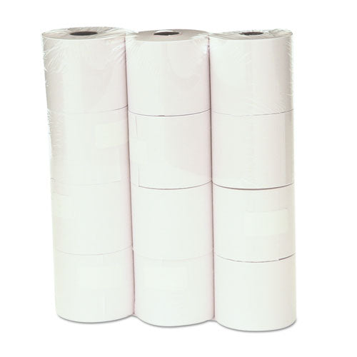 Impact & Inkjet Print Bond Paper Rolls, 0.5" Core, 2.25" X 130 Ft, White, 12-pack