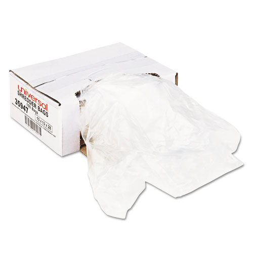 High-density Shredder Bags, 16 Gal Capacity, 100-box