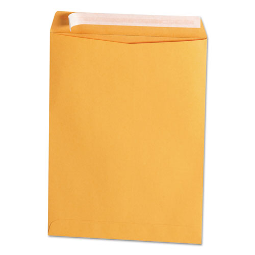 Peel Seal Strip Catalog Envelope, #10 1-2, De Flap, Self-adhesive Closure, 9 X 12, Natural Kraft, 100-box