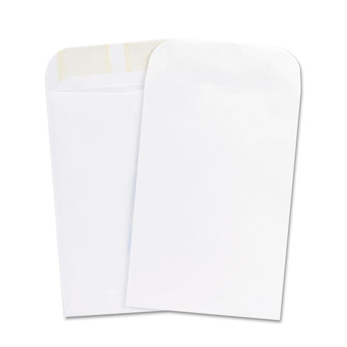 Catalog Envelope, #1 3-4, Square Flap, Gummed Closure, 6.5 X 9.5, White, 500-box