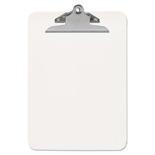 Plastic Clipboard With High Capacity Clip, 1" Capacity, Holds 8 1-2 X 11, Clear