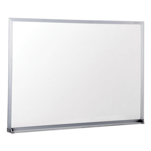 Dry Erase Board, Melamine, 48 X 36, Satin-finished Aluminum Frame
