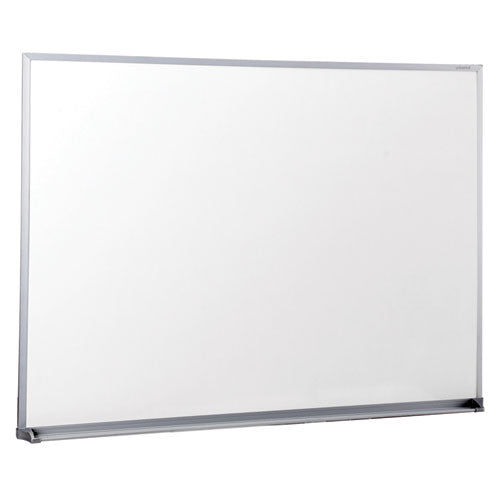 Dry Erase Board, Melamine, 48 X 36, Satin-finished Aluminum Frame