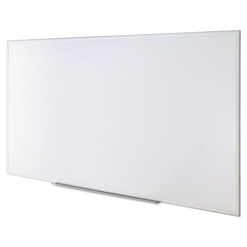 Dry Erase Board, Melamine, 96 X 48, Satin-finished Aluminum Frame
