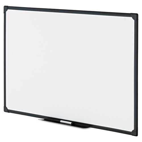 Dry Erase Board, Melamine, 36 X 24, Black Frame
