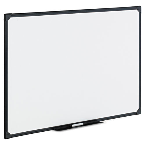 Dry Erase Board, Melamine, 36 X 24, Black Frame