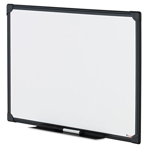 Dry Erase Board, Melamine, 24 X 18, Black Frame