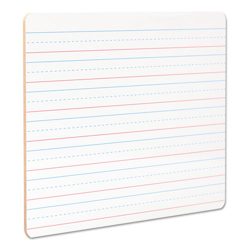 Lap-learning Dry-erase Board, Lined, 11 3-4" X 8 3-4", White, 6-pack