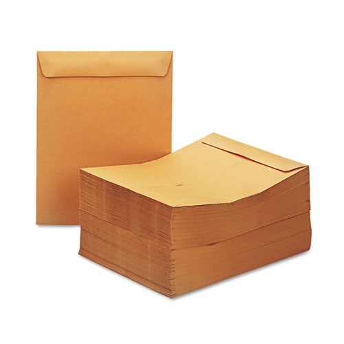 Catalog Envelope, #13 1-2, Square Flap, Gummed Closure, 10 X 13, Brown Kraft, 250-box