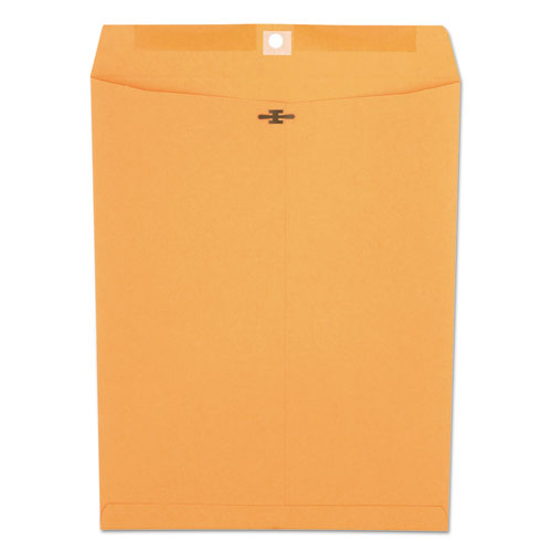 Kraft Clasp Envelope, #97, Square Flap, Clasp-gummed Closure, 10 X 13, Brown Kraft, 100-box