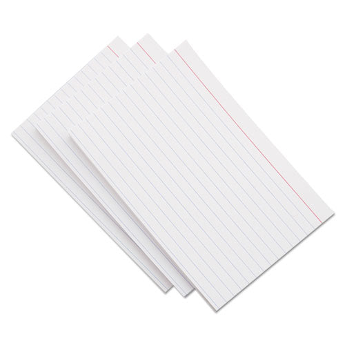 Index Cards, 3 X 5, Blue-violet-green-cherry-canary, 100-pack