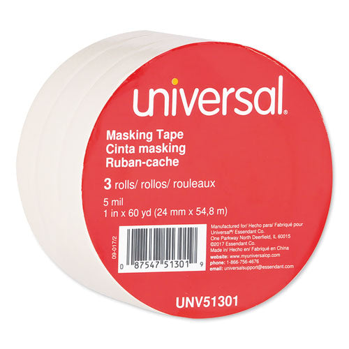 General-purpose Masking Tape, 3" Core, 24 Mm X 54.8 M, Beige, 36-carton