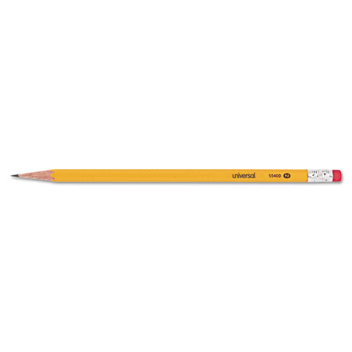 #2 Woodcase Pencil, Hb (#2), Black Lead, Yellow Barrel, 144-box