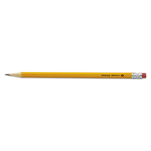 #2 Woodcase Pencil, Hb (#2), Black Lead, Yellow Barrel, 144-box