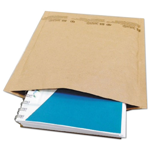 Natural Self-seal Cushioned Mailer, #2, Barrier Bubble Lining, Self-adhesive Closure, 8.5 X 12, Natural Kraft, 100-carton
