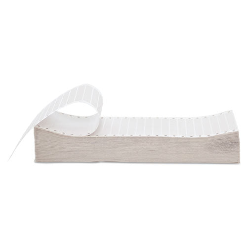 Dot Matrix Printer Labels, Dot Matrix Printers, 0.44 X 3.5, White, 5,000-box