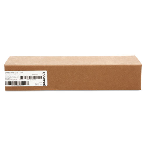 Dot Matrix Printer Labels, Dot Matrix Printers, 0.44 X 3.5, White, 5,000-box