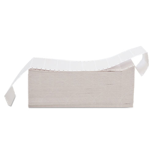 Dot Matrix Printer Labels, Dot Matrix Printers, 1.44 X 4, White, 5,000-box