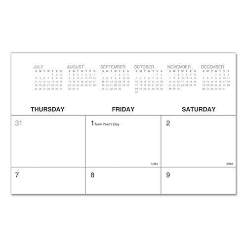Desk Pad Calendar, 22 X 17, 2021