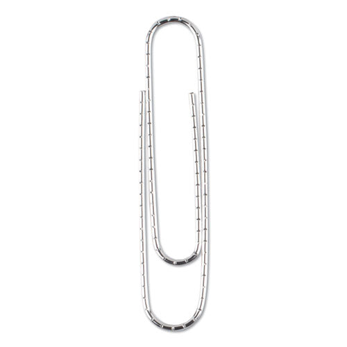Paper Clips, Jumbo, Silver, 100 Clips-box, 10 Boxes-pack