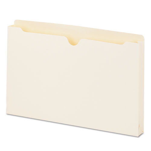 Economical Manila File Jackets, Straight Tab, Legal Size, Manila, 50-box