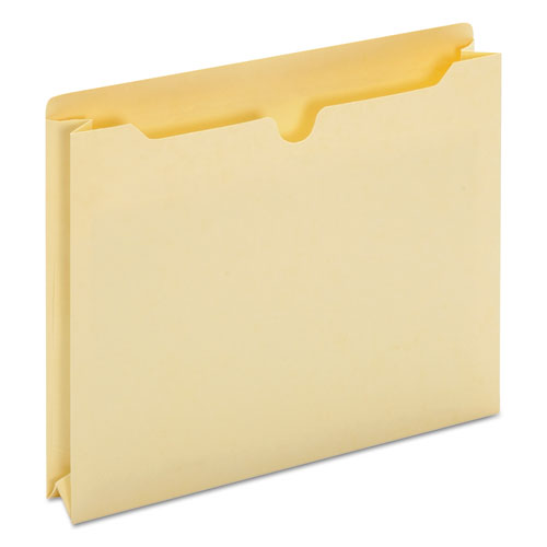 Economical Manila File Jackets, Straight Tab, Letter Size, Manila, 50-box