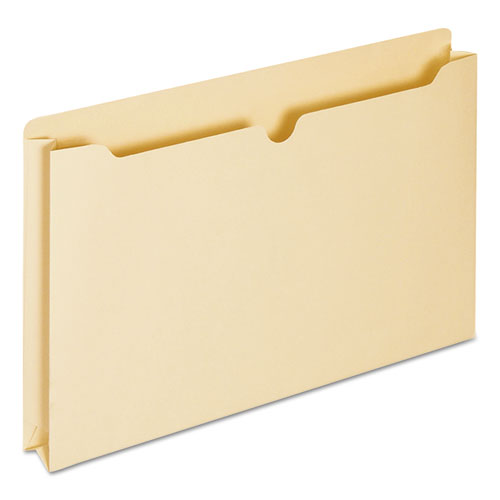 Economical Manila File Jackets, Straight Tab, Legal Size, Manila, 50-box