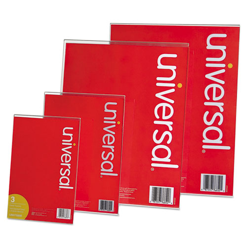 Clear L-style Freestanding Frame, 5 X 7 Insert, 3-pack