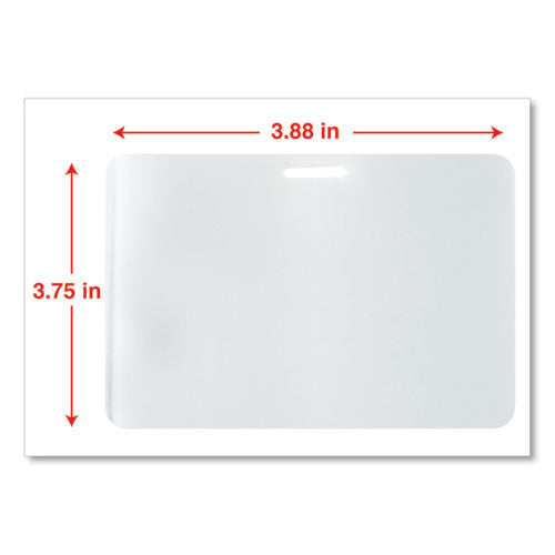 Laminating Pouches, 5 Mil, 3.75" X 3.88", Matte Clear, 25-pack