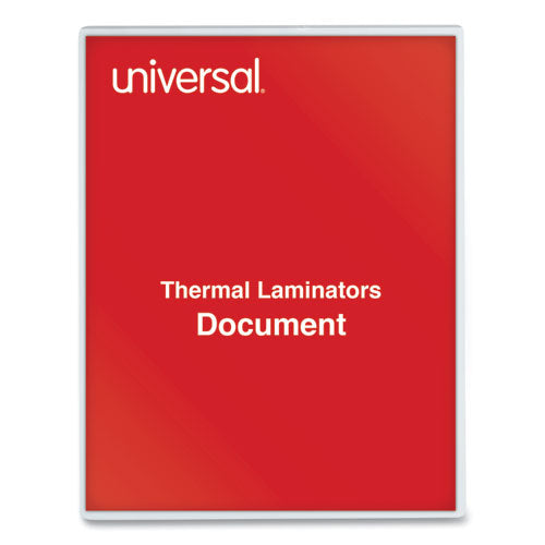 Laminating Pouches, 3 Mil, 9" X 11.5", Matte Clear, 100-box