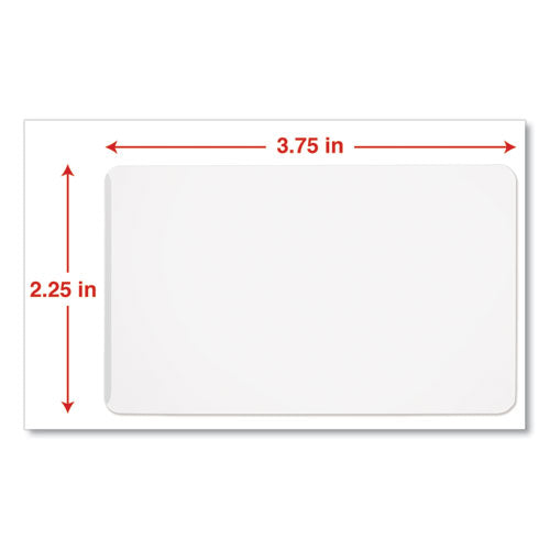 Laminating Pouches, 5 Mil, 3.75" X 2.25", Matte Clear, 100-box