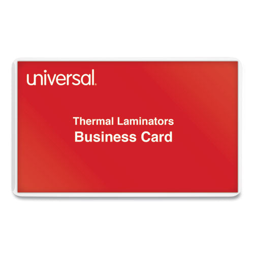Laminating Pouches, 5 Mil, 3.75" X 2.25", Matte Clear, 100-box