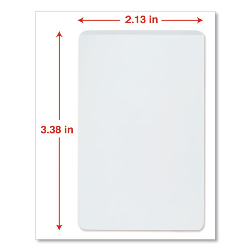 Laminating Pouches, 5 Mil, 2.13" X 3.38", Matte Clear, 25-pack