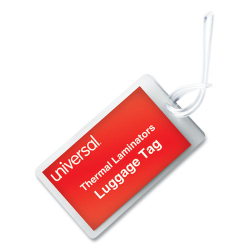 Laminating Pouches, 5 Mil, 2.5" X 4.25", Matte Clear, 25-pack