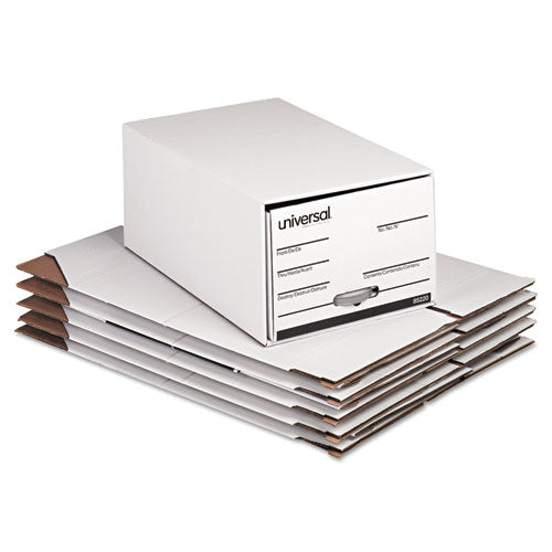 Economy Storage Drawer Files, Legal Files, White, 6-carton