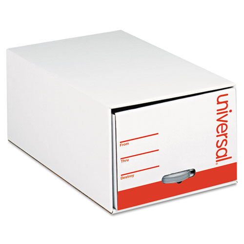Economy Storage Drawer Files, Legal Files, White, 6-carton