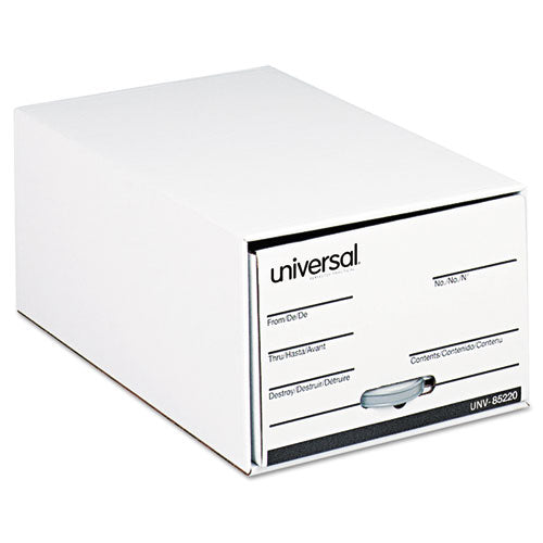 Economy Storage Drawer Files, Legal Files, White, 6-carton