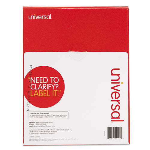 Copier Mailing Labels, Copiers, 1 X 2.81, White, 33-sheet, 100 Sheets-box