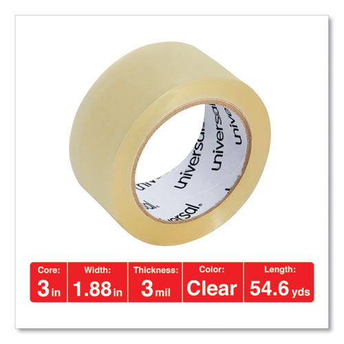 Heavy-duty Box Sealing Tape, 3" Core, 1.88" X 54.6 Yds, Clear, 12-box