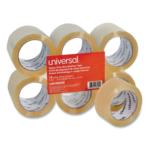 Heavy-duty Box Sealing Tape, 3" Core, 1.88" X 54.6 Yds, Clear, 12-box
