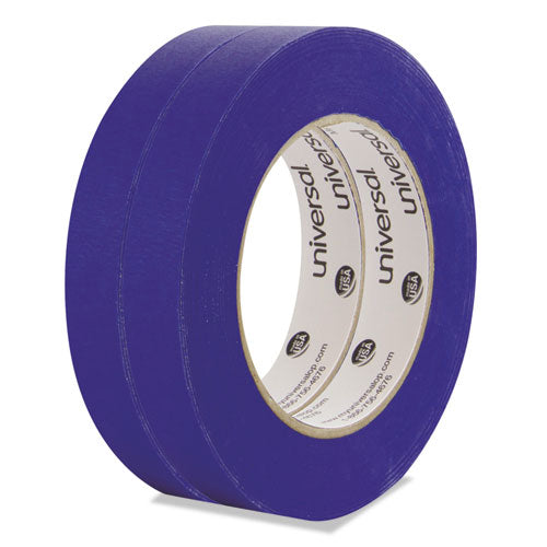 Premium Blue Masking Tape With Uv Resistance, 3" Core, 24 Mm X 54.8 M, Blue, 2-pack