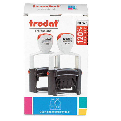 Professional Numberer, Self-inking, Type Size 1 1-2, Six Digits, Black