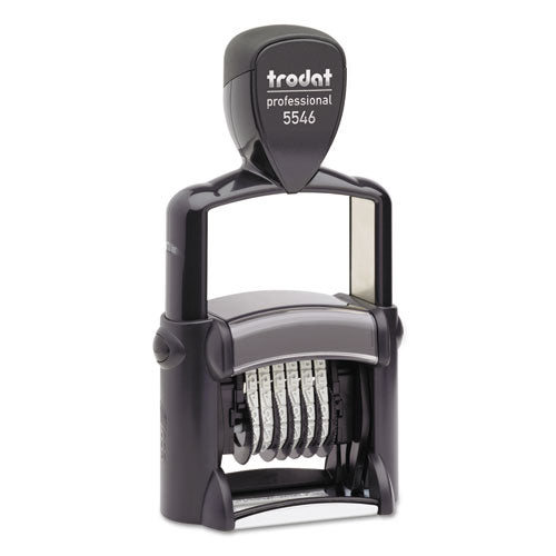 Professional Numberer, Self-inking, Type Size 2, 10 Digits, Black