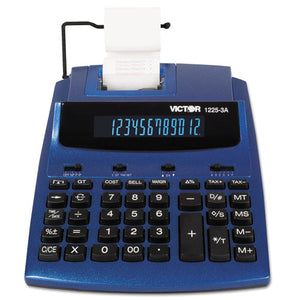 1225-3a Antimicrobial Two-color Printing Calculator, Blue-red Print, 3 Lines-sec