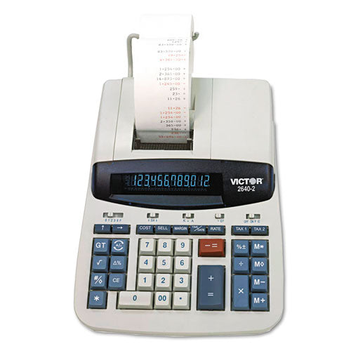 2640-2 Two-color Printing Calculator, Black-red Print, 4.6 Lines-sec