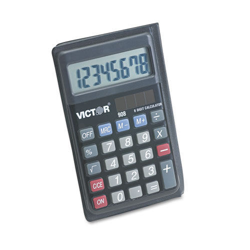 908 Portable Pocket-handheld Calculator, 8-digit Lcd