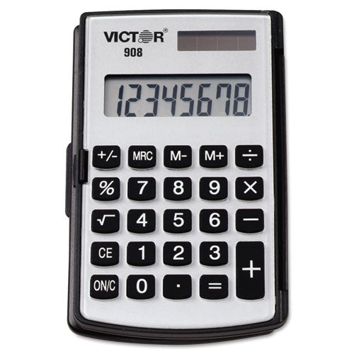 908 Portable Pocket-handheld Calculator, 8-digit Lcd