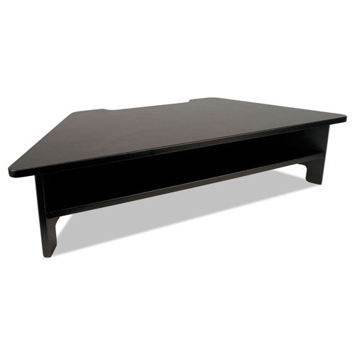 High Rise Collection Monitor Stand, 27 X 11 1-2 X 6 1-2-7 1-2, Black