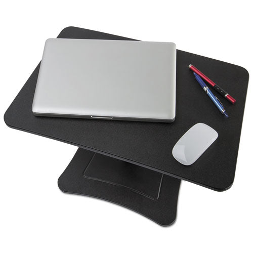 High Rise Adjustable Laptop Stand, 21 X 13 X 12 To 15 3-4, Black