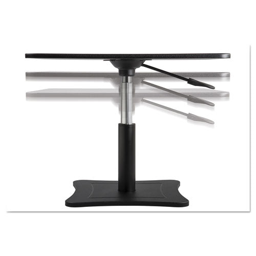 High Rise Adjustable Laptop Stand, 21 X 13 X 12 To 15 3-4, Black